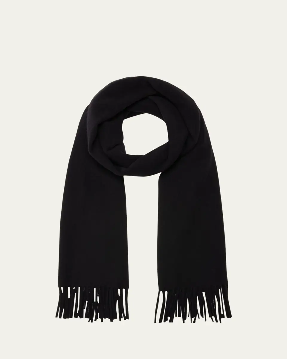 Toteme Classic Wool Fringe Scarf | Thumbnail 3