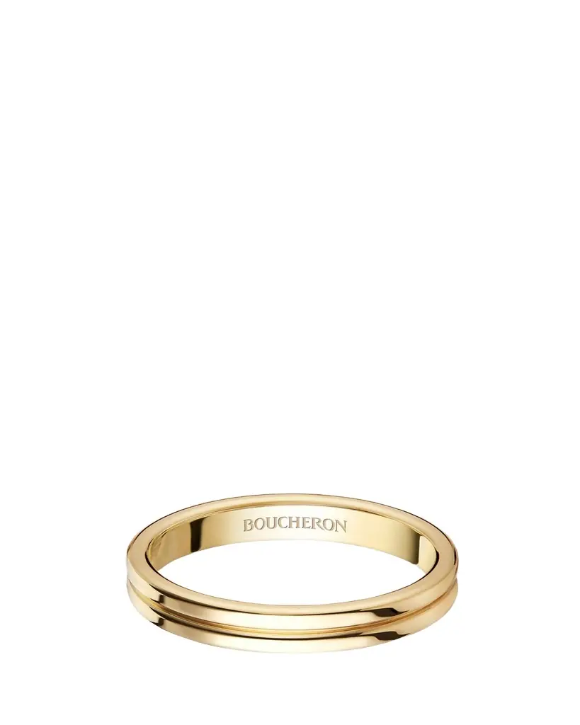 18k Gold Double Godron Wedding Band 18k Gold Double Godron Wedding Band