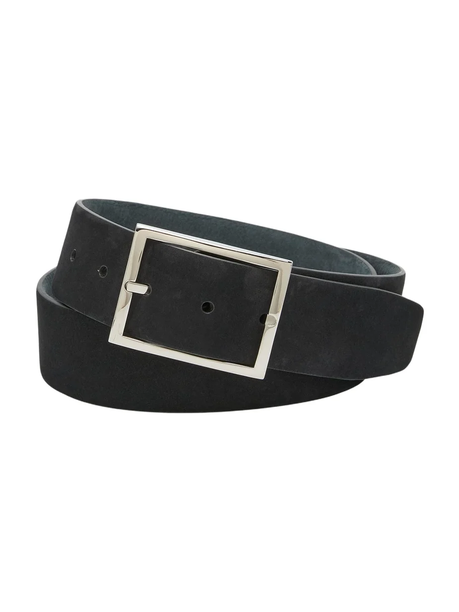 Simonnot Godard Reversible Nubuck Suede Belt