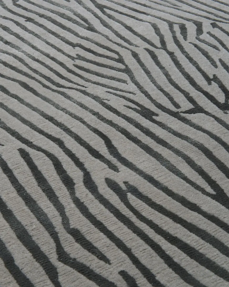 The Rug Company x Kelly Wearstler Avant Graphite Hand-Knotted Rug, 8' x 10' | Thumbnail 2