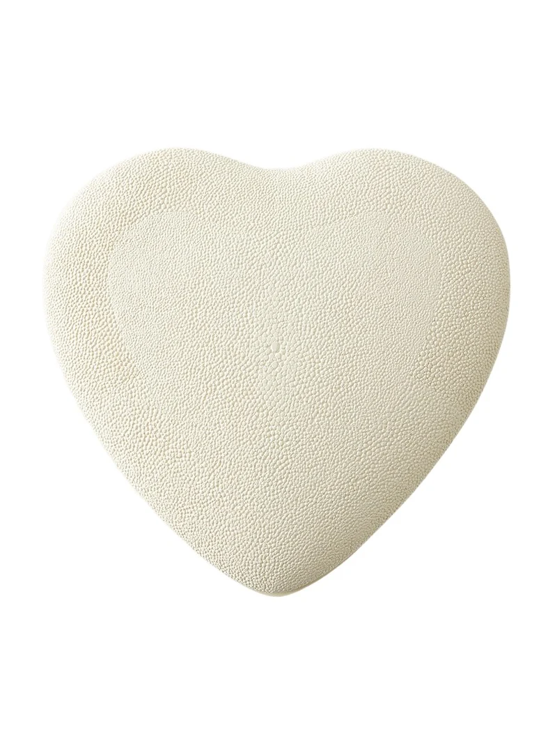 Faux Shagreen Heart Jewelry Box Faux Shagreen Heart Jewelry Box