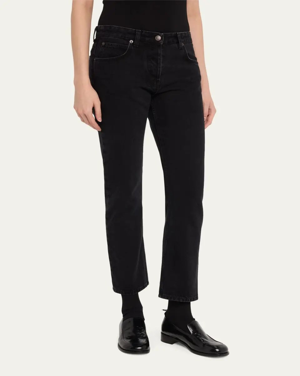 The Row Riaco Slim-Leg Crop Jeans | Thumbnail 4