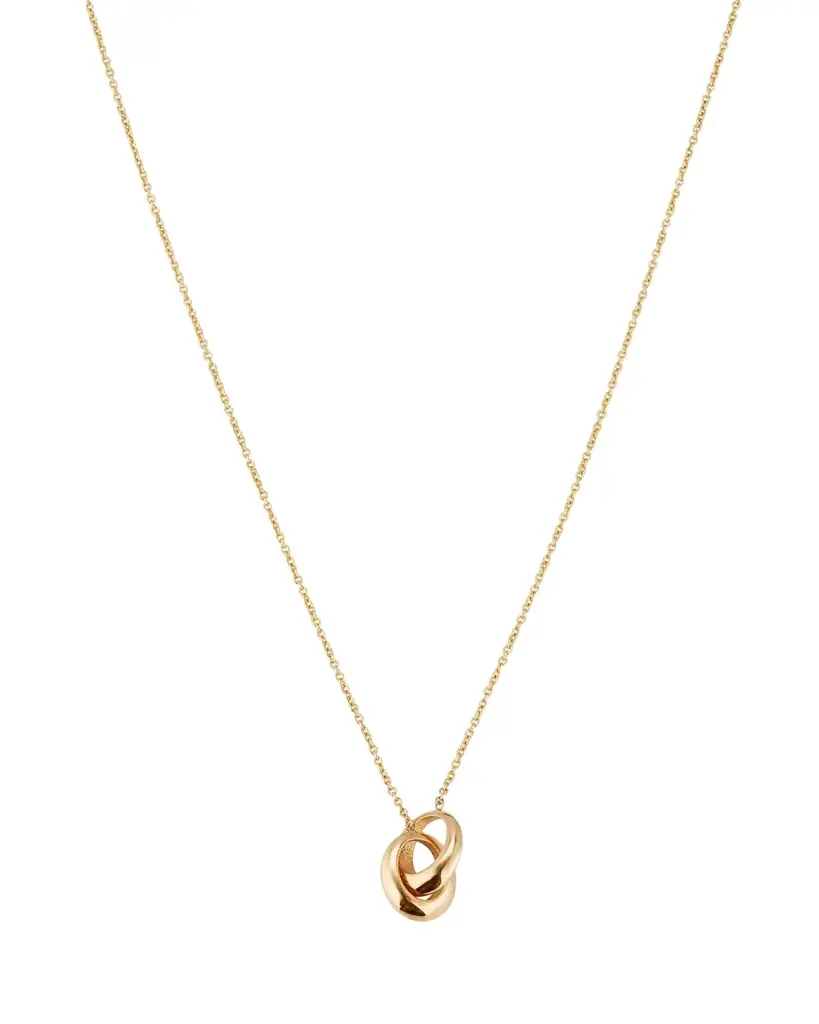 Lizzie Mandler Fine Jewelry 18K Micro Crescent Links Necklace | Image 1 Lizzie Mandler Fine Jewelry 18K Micro Crescent Links Necklace | Image 1