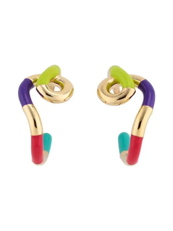 Multi Frequency Hoop Earrings Multi Frequency Hoop Earrings