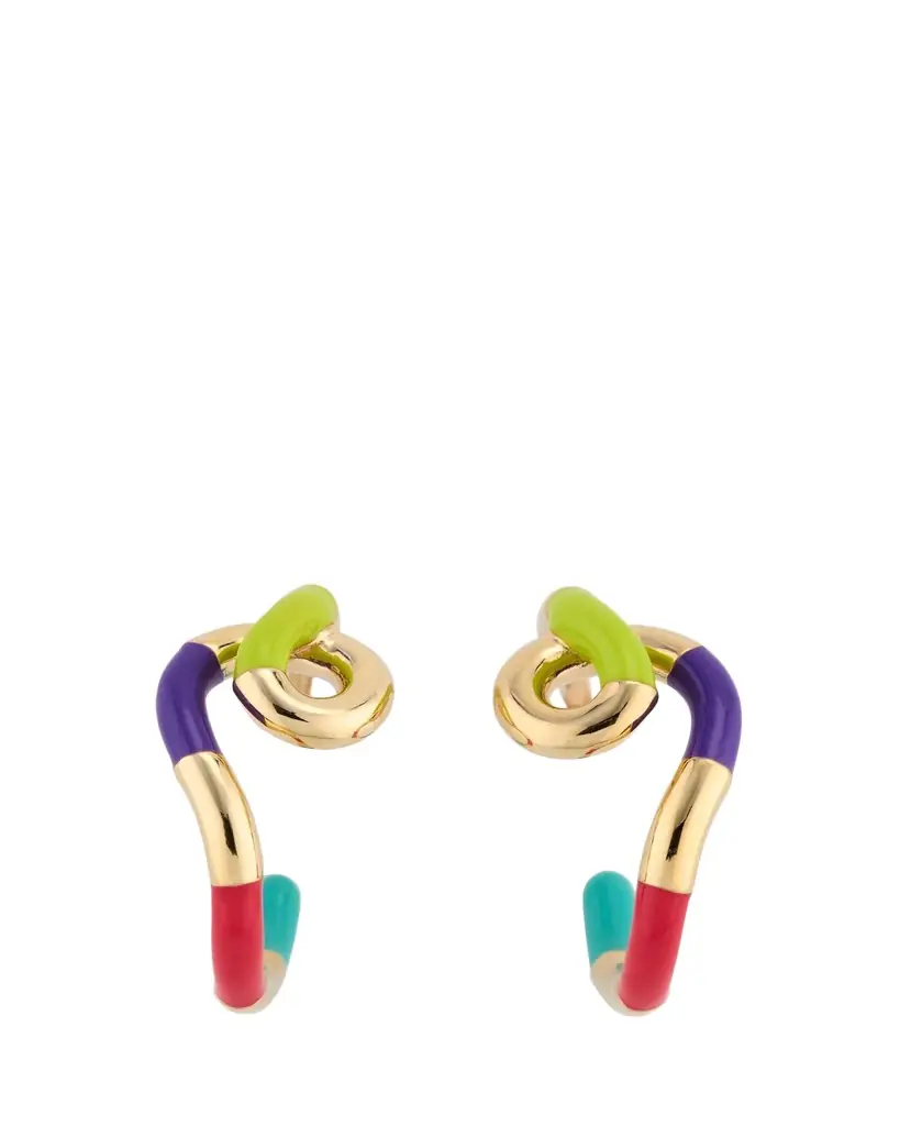 Bea Bongiasca Multi Frequency Hoop Earrings | Image 1 Bea Bongiasca Multi Frequency Hoop Earrings | Image 1