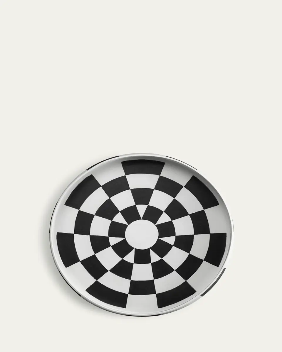 L'Objet Large Damier Round Platter | Thumbnail 2