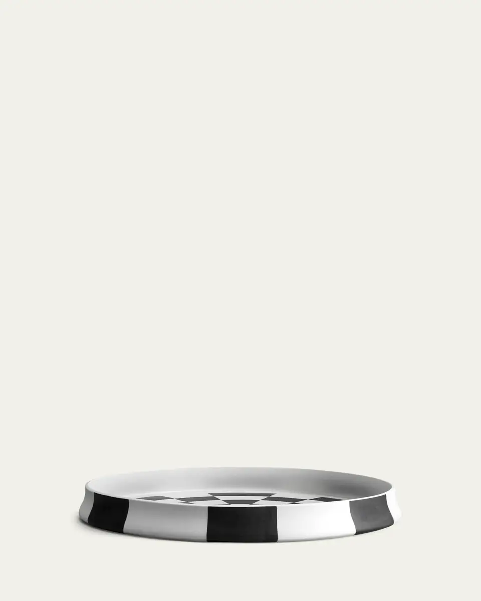 L'Objet Large Damier Round Platter | Thumbnail 3