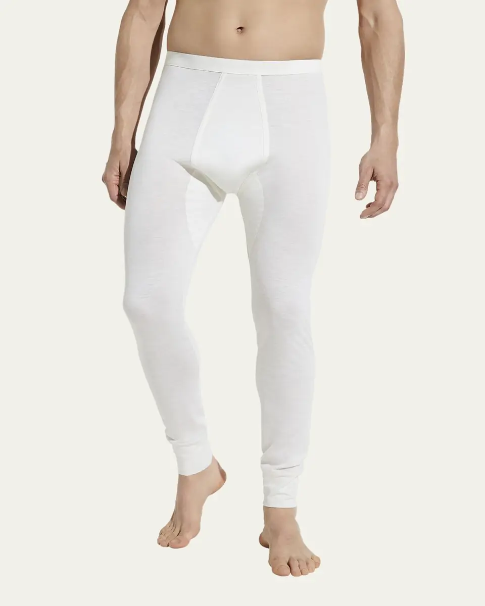 Zimmerli Men's Wool-Blend Long Johns | Thumbnail 2 Zimmerli Men's Wool-Blend Long Johns | Thumbnail 2