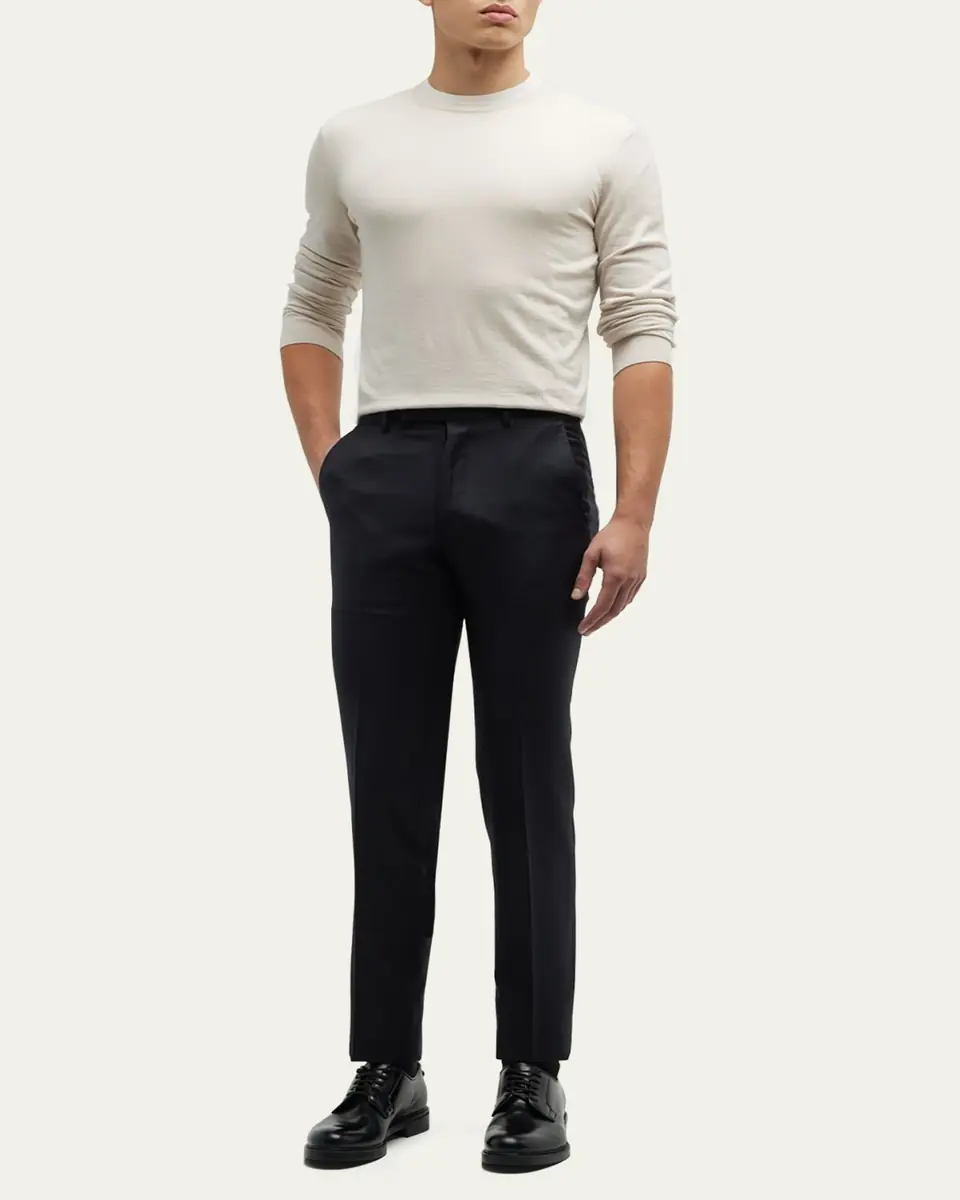 ZEGNA Men's Trofeo Slim-Straight Trousers | Thumbnail 9 ZEGNA Men's Trofeo Slim-Straight Trousers | Thumbnail 9