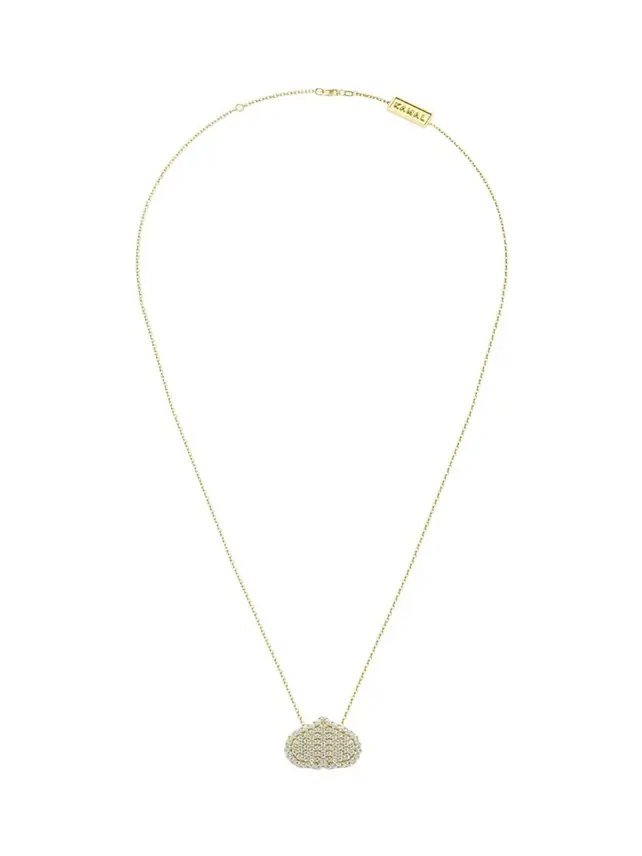 Eye Adore Diamond Pave Pendant Necklace, 15mm Eye Adore Diamond Pave Pendant Necklace, 15mm