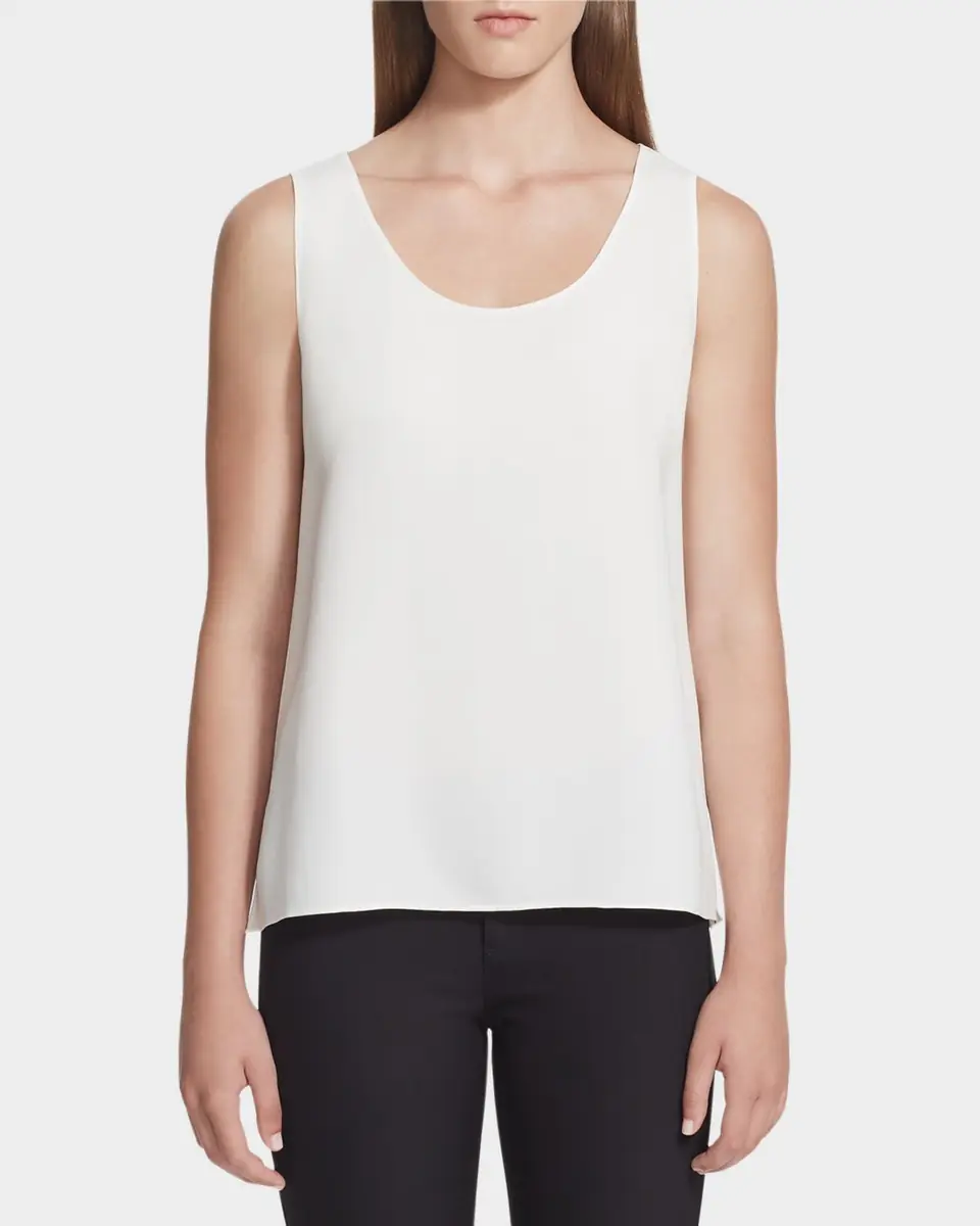 Lafayette 148 New York Finnley Scoop Neck Tank | Thumbnail 12