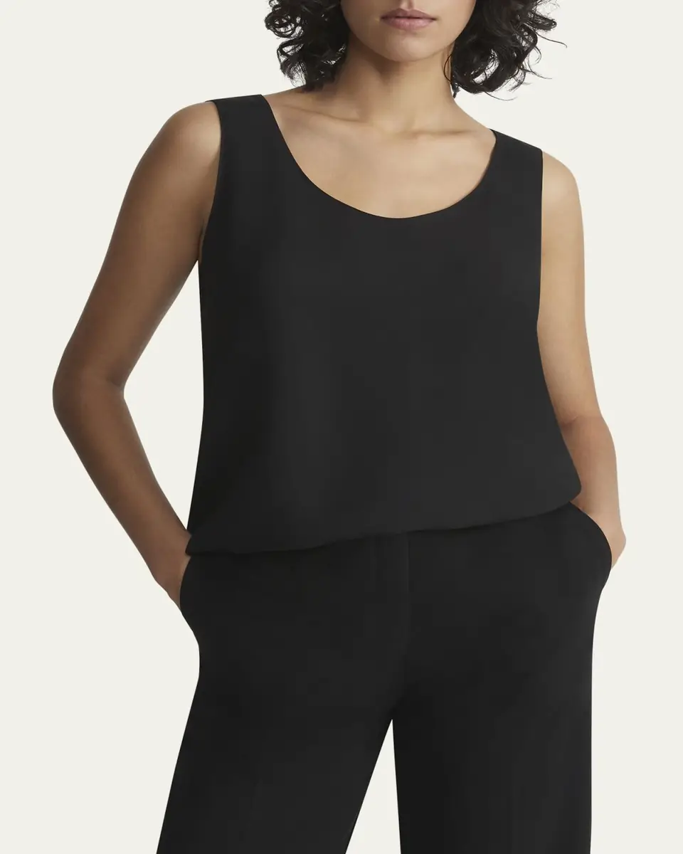 Lafayette 148 New York Finnley Scoop Neck Tank | Thumbnail 6