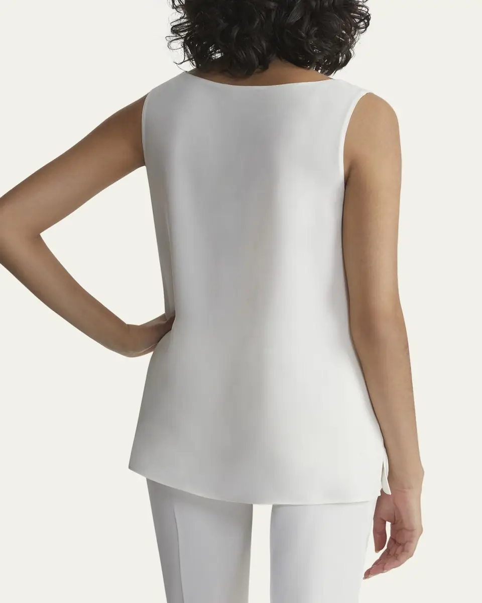Lafayette 148 New York Finnley Scoop Neck Tank | Thumbnail 9