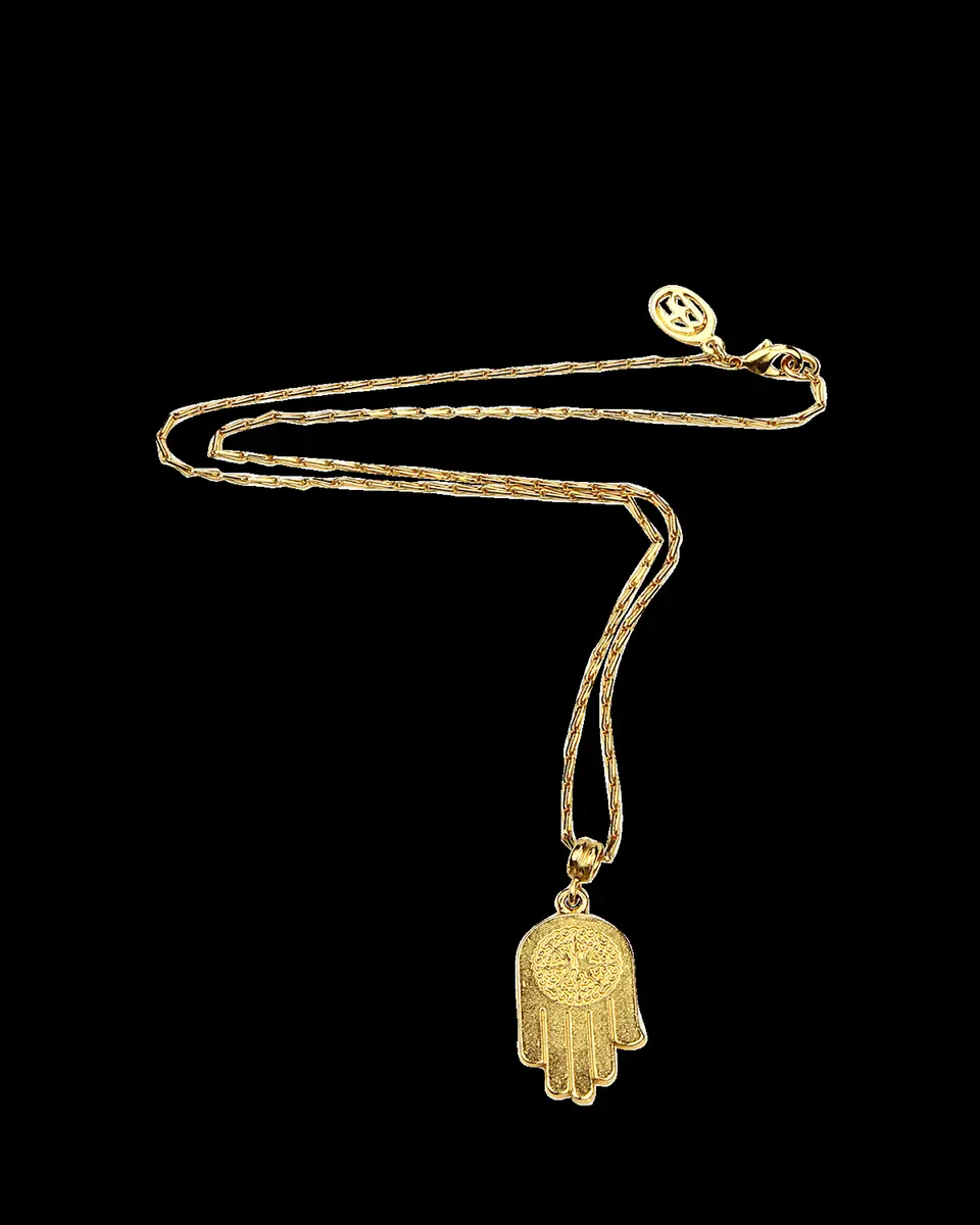 ben-amun Hamsa Pendant Necklace | Thumbnail 2
