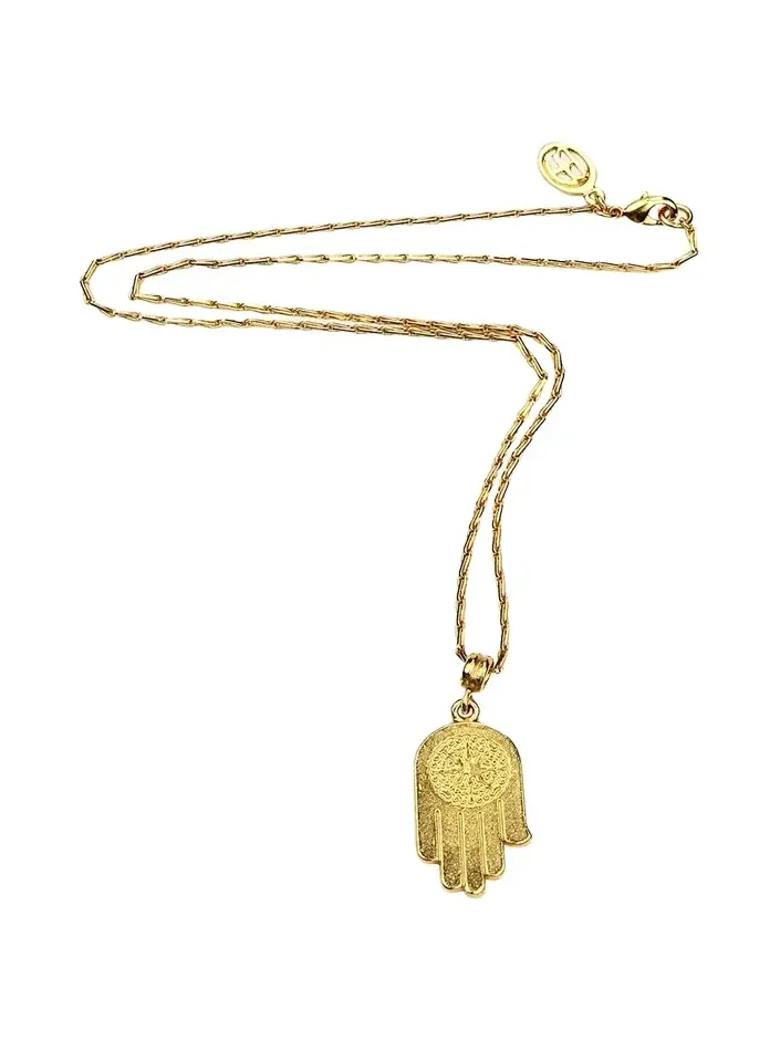 Hamsa Pendant Necklace