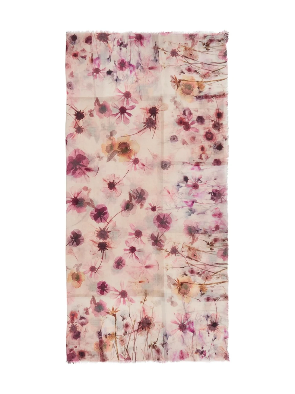 Floral Wool Square Scarf