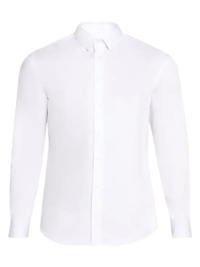 Men's Solid Cotton Sport Shirt Men's Solid Cotton Sport Shirt