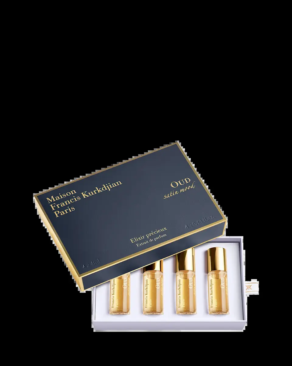 Maison Francis Kurkdjian Oud Satin Mood Precious Elixirs, 4 x 4 mL | Thumbnail 2 Maison Francis Kurkdjian Oud Satin Mood Precious Elixirs, 4 x 4 mL | Thumbnail 2