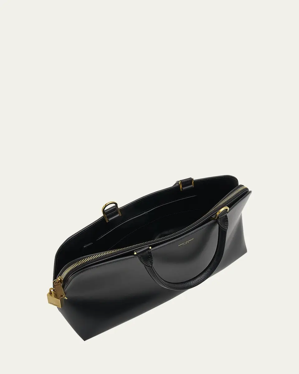 Saint Laurent Sac De Jour Doctor Top-Handle Bag in Smooth Leather | Thumbnail 4