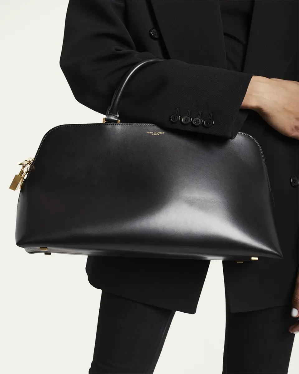 Saint Laurent Sac De Jour Doctor Top-Handle Bag in Smooth Leather | Thumbnail 5