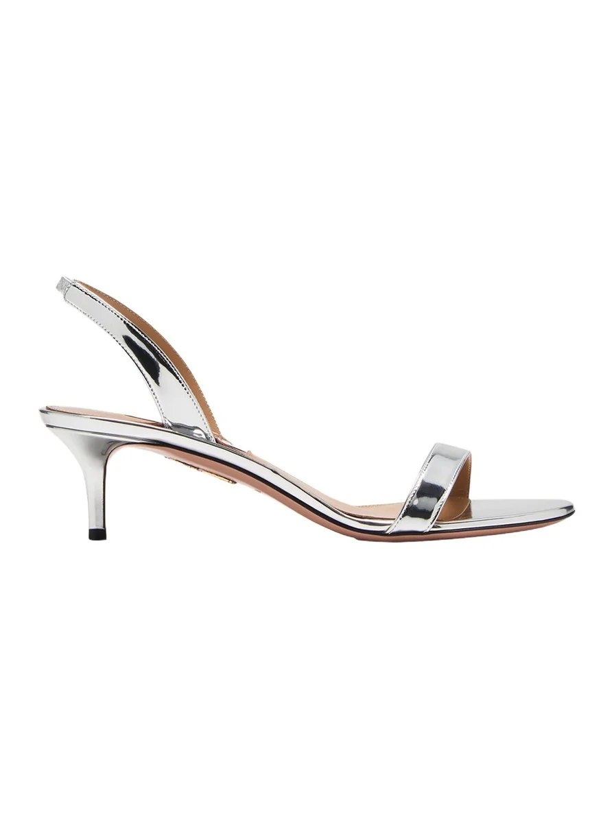 So Nude Metallic Halter Sandals So Nude Metallic Halter Sandals