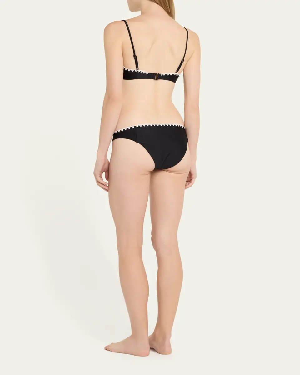 Ramy Brook Emmeline Crochet-Trim Bikini Top | Thumbnail 3