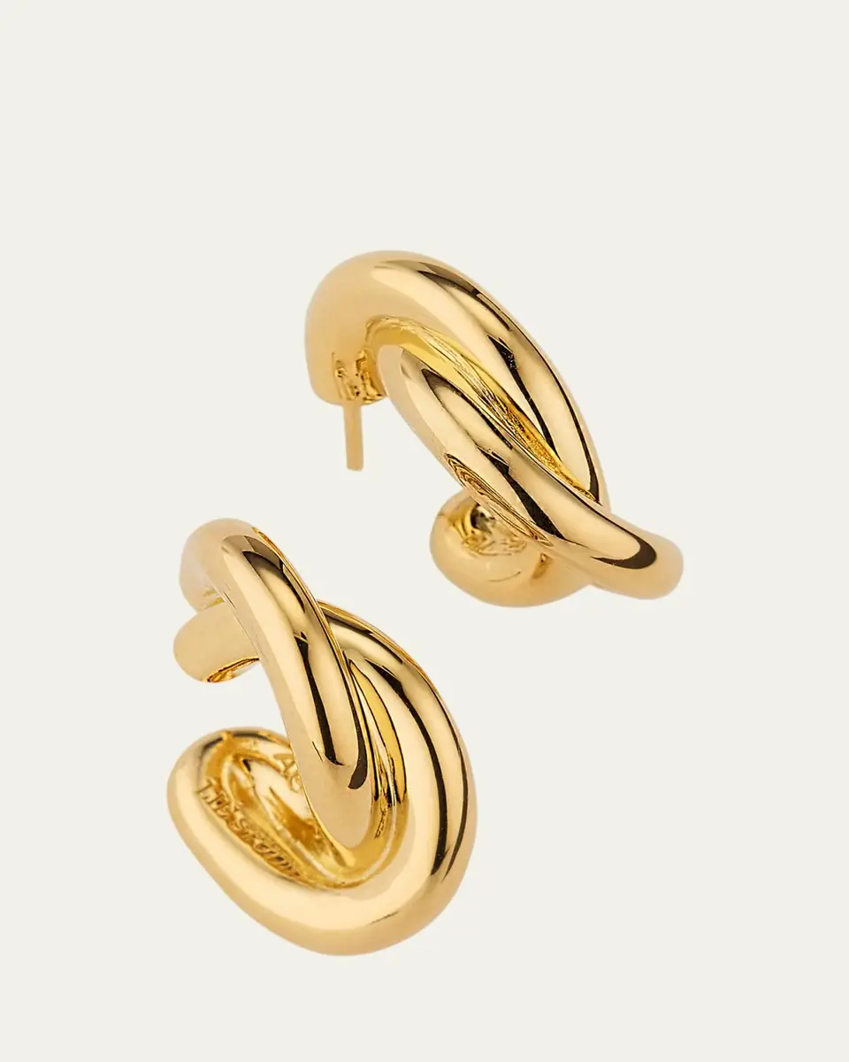 LIÉ STUDIO The Diana 18K Gold Plated Statement Earrings | Thumbnail 7