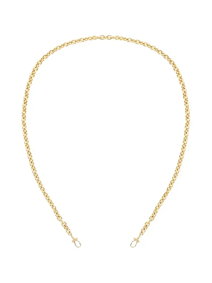 18K Yellow Gold Classic Rosa Chain Necklace, 20"L