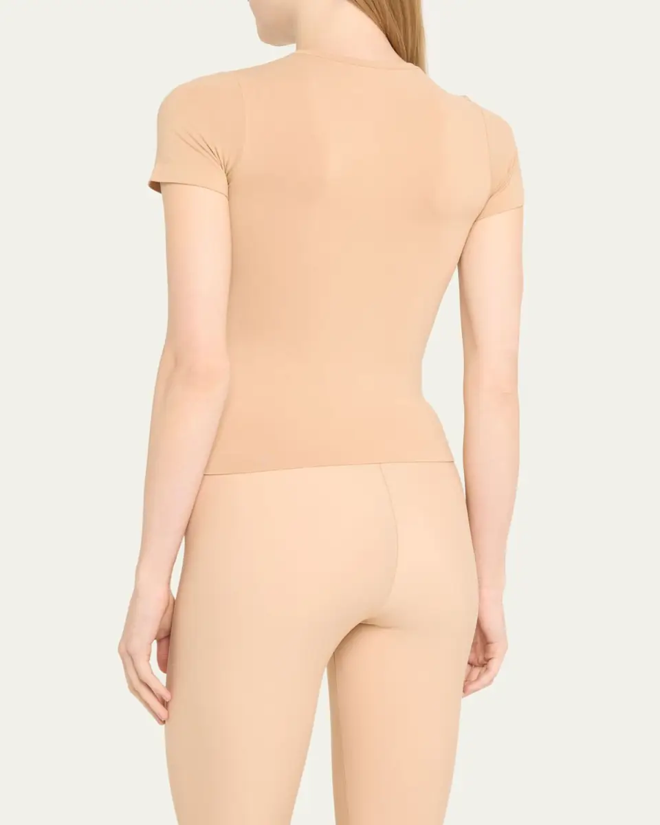 SKIMS Soft Smoothing Seamless Short-Sleeve T-Shirt | Thumbnail 7