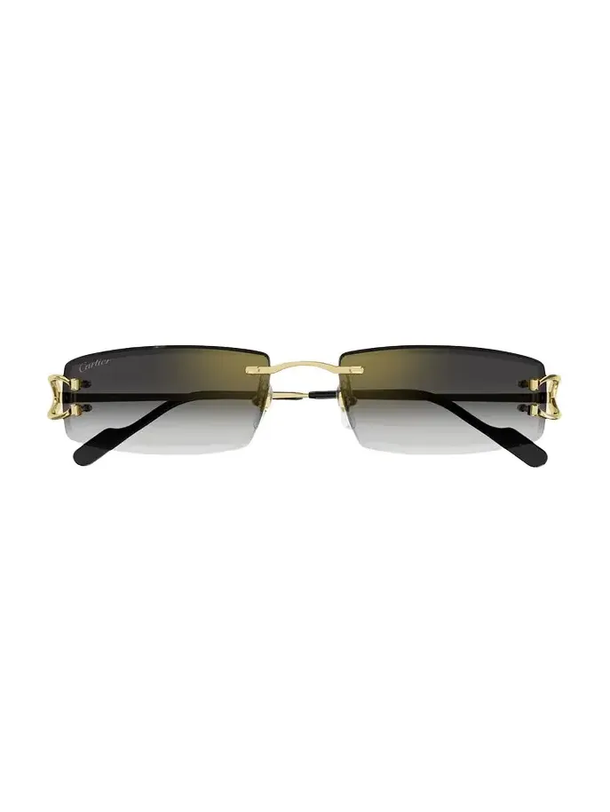 Men's Rimless Metal Rectangle Sunglasses Men's Rimless Metal Rectangle Sunglasses