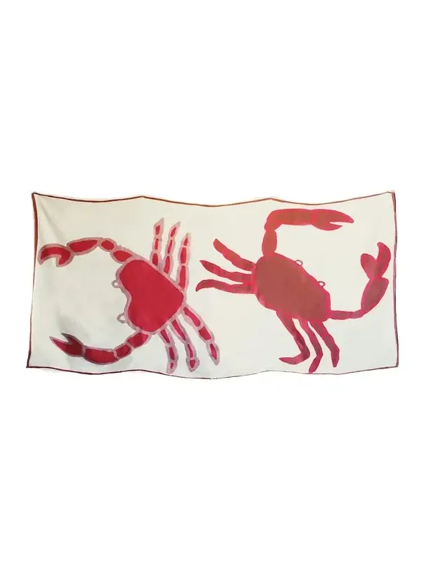 Amuse La Bouche Crabs Linen Tablecloth