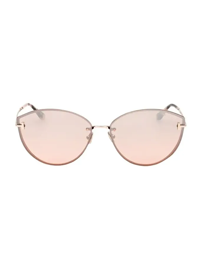 Evangeline Metal Cat-Eye Sunglasses