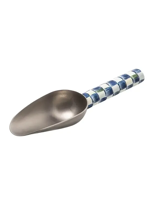 MacKenzie-Childs Royal Check Enamel Scoop, Small