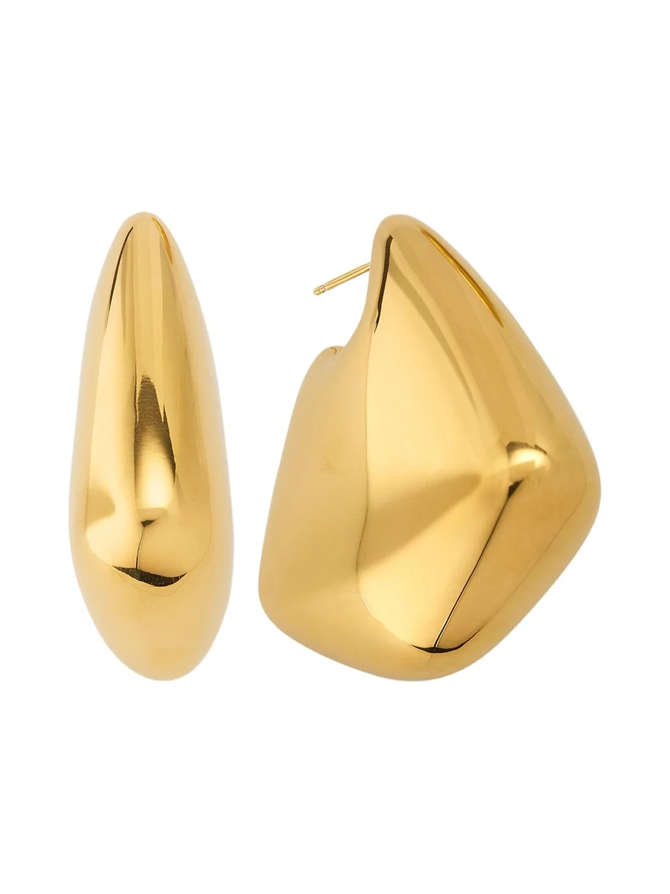 Bottega Veneta Large Fin Earrings
