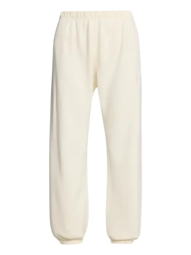 ÉTERNE Classic French Terry Cinched-Cuff Sweatpants