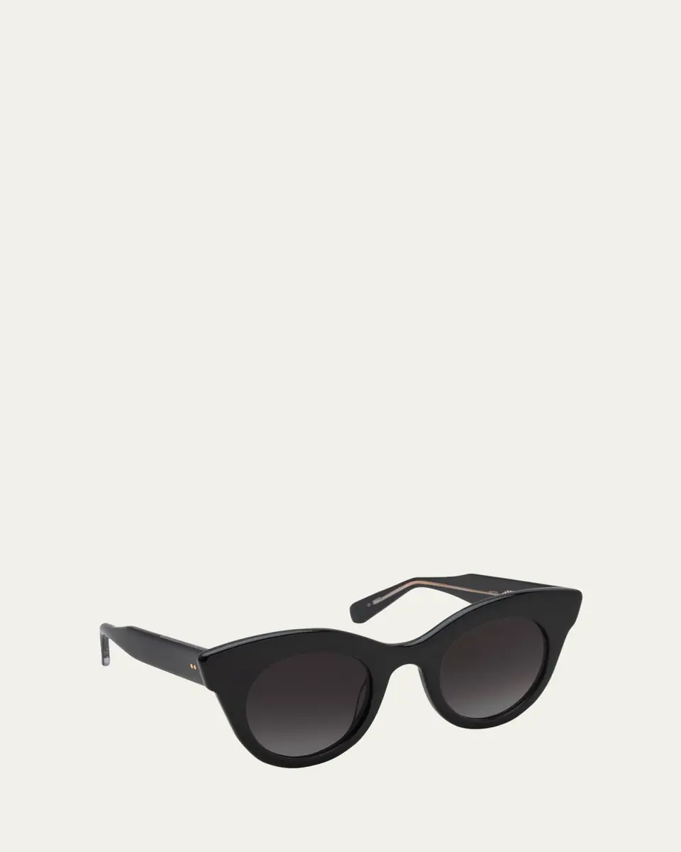 KREWE Olivia Rounded Acetate Cat-Eye Sunglasses | Thumbnail 2 KREWE Olivia Rounded Acetate Cat-Eye Sunglasses | Thumbnail 2