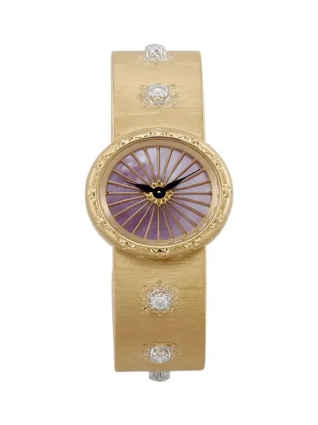 Macri Classic Yellow Gold Bracelet Watch with Diamonds Macri Classic Yellow Gold Bracelet Watch with Diamonds