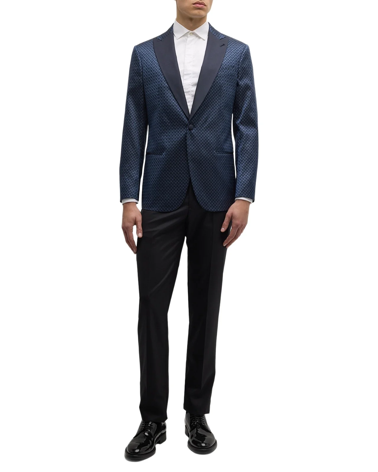 Men's Silk Jacquard Blazer Men's Silk Jacquard Blazer