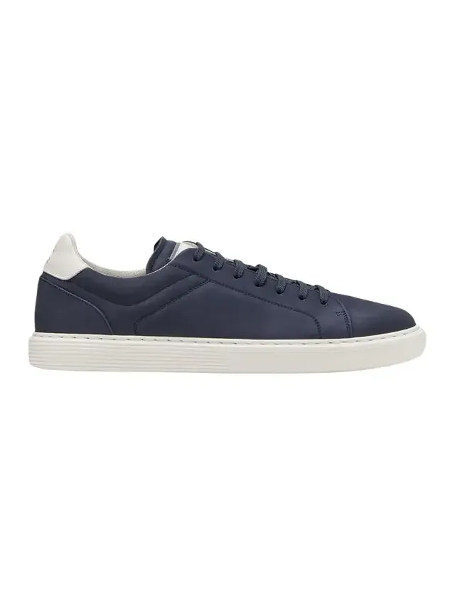 Men's Nubuck Calfskin Low-Top Sneakers Men's Nubuck Calfskin Low-Top Sneakers