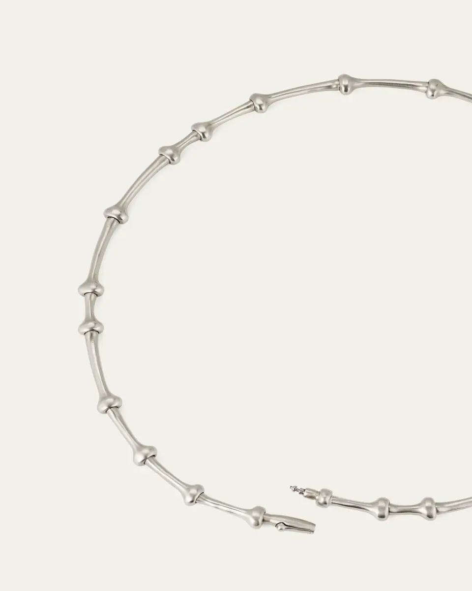 Vram White Gold Twyn Collar Necklace | Thumbnail 3