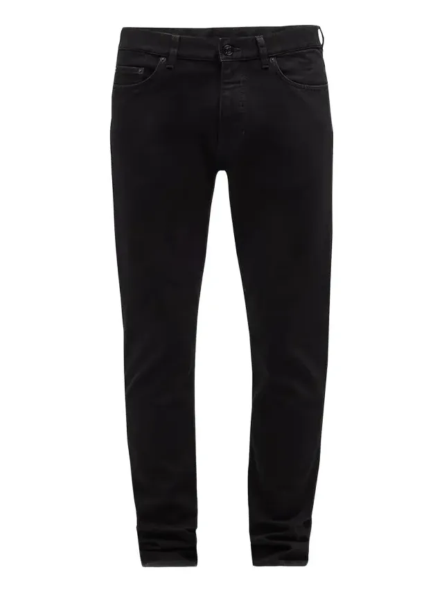 Men's 5-Pocket Black Wash Denim Jeans Men's 5-Pocket Black Wash Denim Jeans