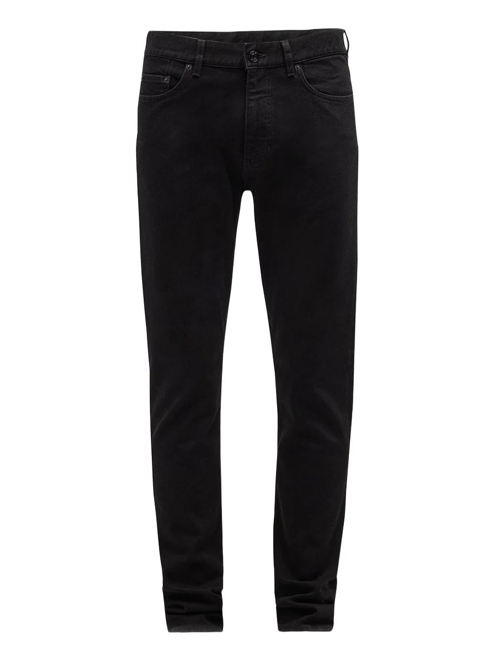 Zegna Men's 5-Pocket Black Wash Denim Jeans