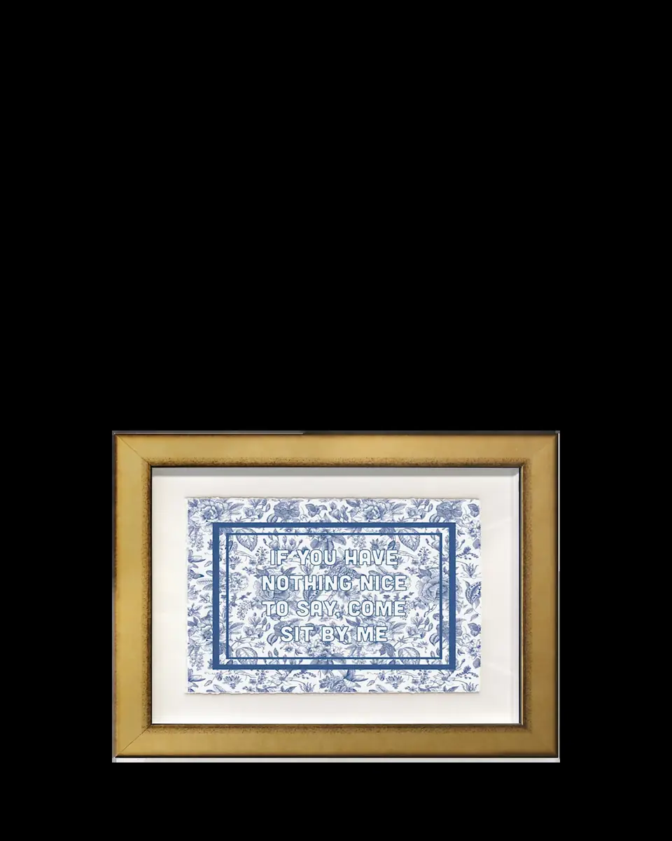 Nick Mele Fine Art Text J "Nothing Nice" Art Print by Nick Mele | Thumbnail 2 Nick Mele Fine Art Text J "Nothing Nice" Art Print by Nick Mele | Thumbnail 2