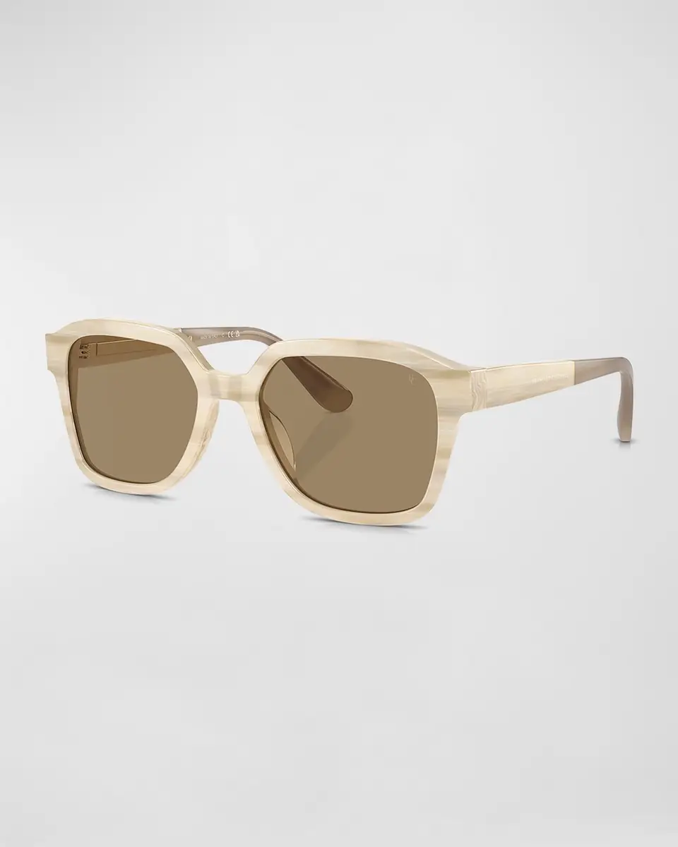 Brunello Cucinelli Modern Acetate Square Sunglasses | Thumbnail 2 Brunello Cucinelli Modern Acetate Square Sunglasses | Thumbnail 2