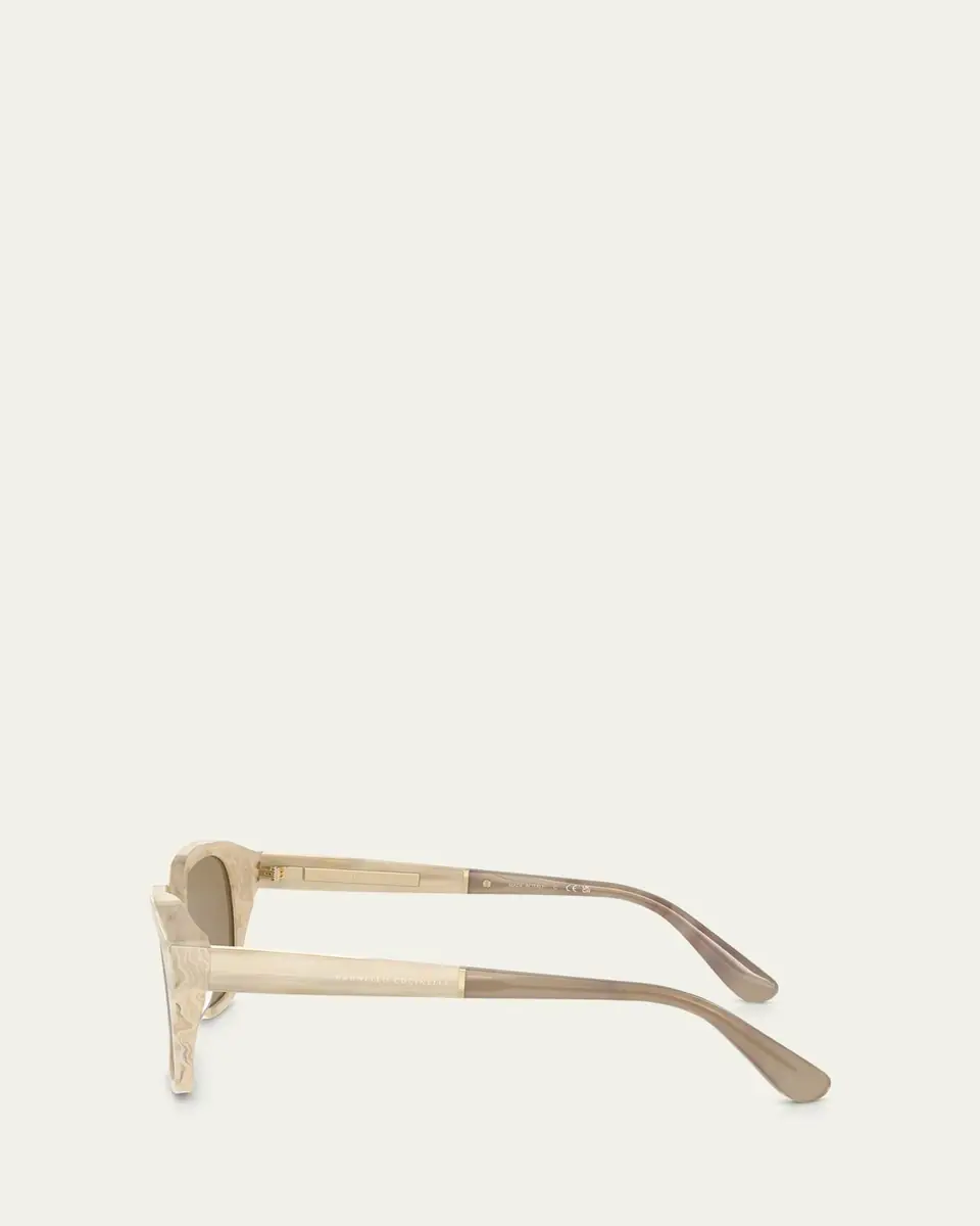 Brunello Cucinelli Modern Acetate Square Sunglasses | Thumbnail 6 Brunello Cucinelli Modern Acetate Square Sunglasses | Thumbnail 6