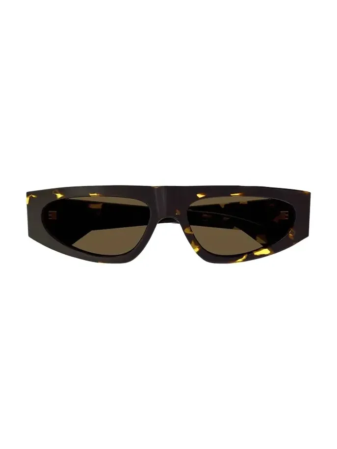 Engraved Logo Acetate Rectangle Sunglasses