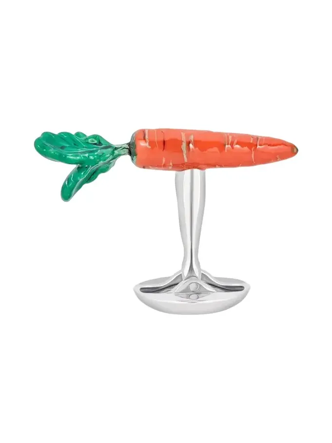 Men's Carrots Enamel Cufflinks