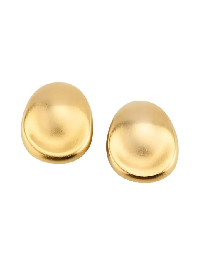 24K Gold Electroplate Clip-On Earrings 24K Gold Electroplate Clip-On Earrings