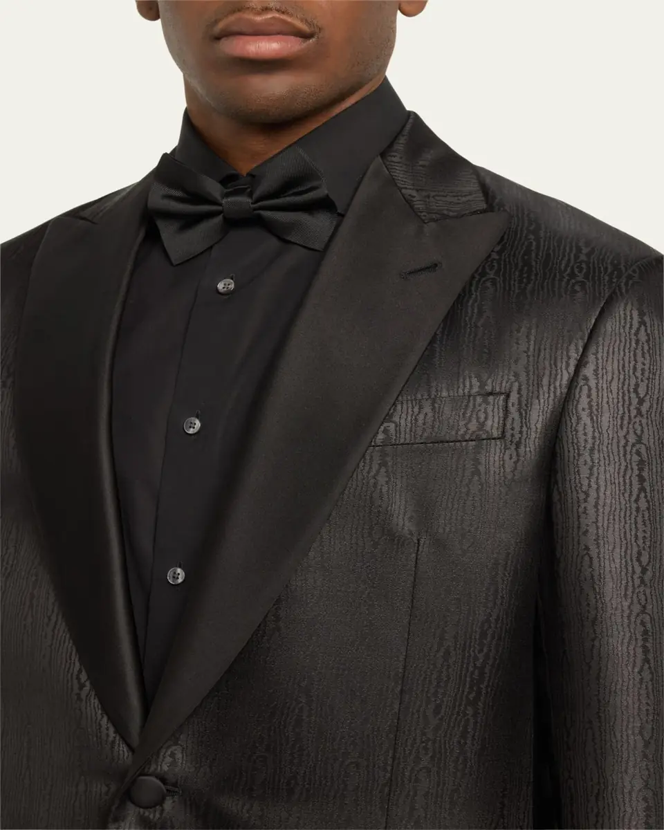 Giorgio Armani Men's Tonal Jacquard Dinner Jacket | Thumbnail 12 Giorgio Armani Men's Tonal Jacquard Dinner Jacket | Thumbnail 12