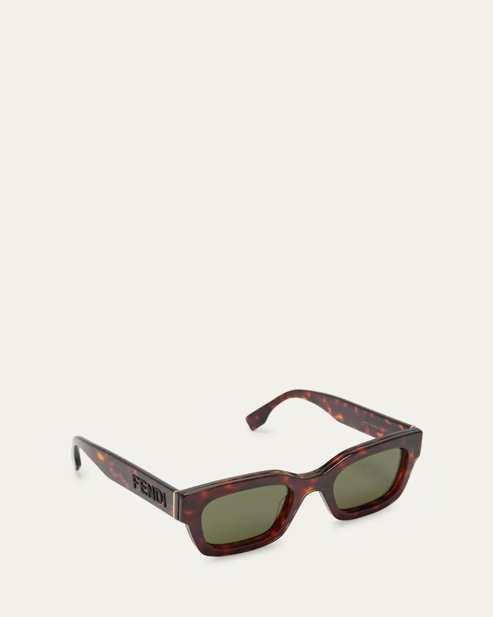 Fendi Men's Signature Oval Logo Sunglasses | Thumbnail 2